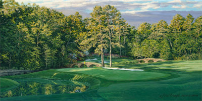 11th Hole, White Dogwood, Augusta National Golf Club 2009 - Linda Hartough