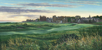 17th Hole, The Road Hole at Dawn St Andrews - Linda Hartough