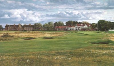 18th Hole, Muirfield, 1992 - Linda Hartough