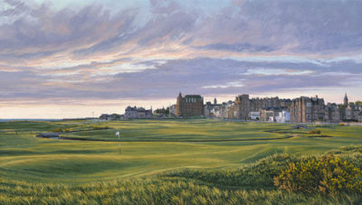 1st Hole, St Andrews - 376 Yards - Par 4 - Linda Hartough