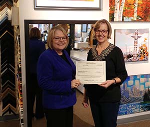 2020-01-15 $250 Custom Framing Winner - Elaine Kidd