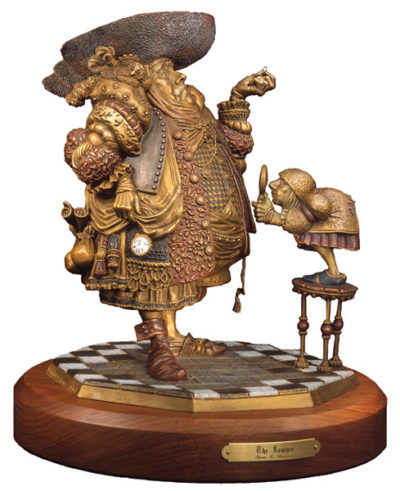 A Lawyer More Than Adequately Attired In Fine Print Bronze James Christensen
