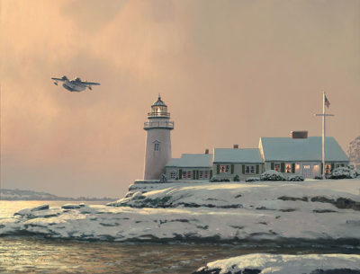 Afternoon Departure At Stoney Point Light William S. Phillips