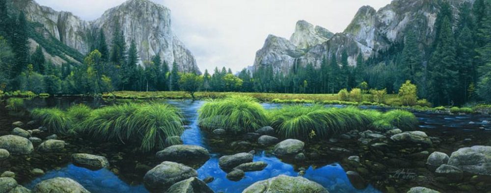 Ahwahnee The Deep Grassy Valley Stephen Lyman