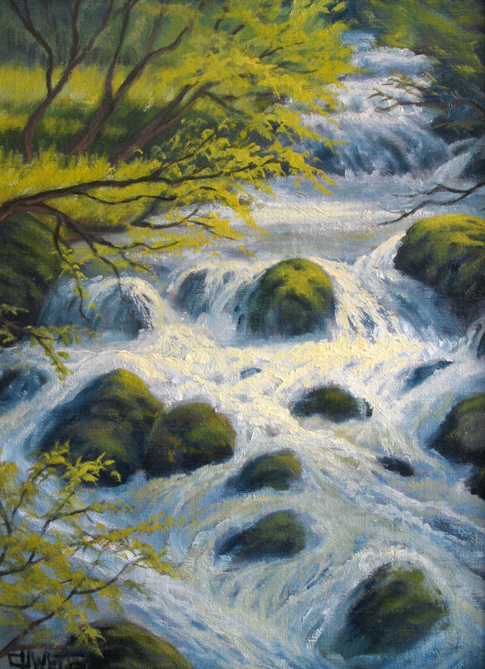 Alpine Stream Charles White