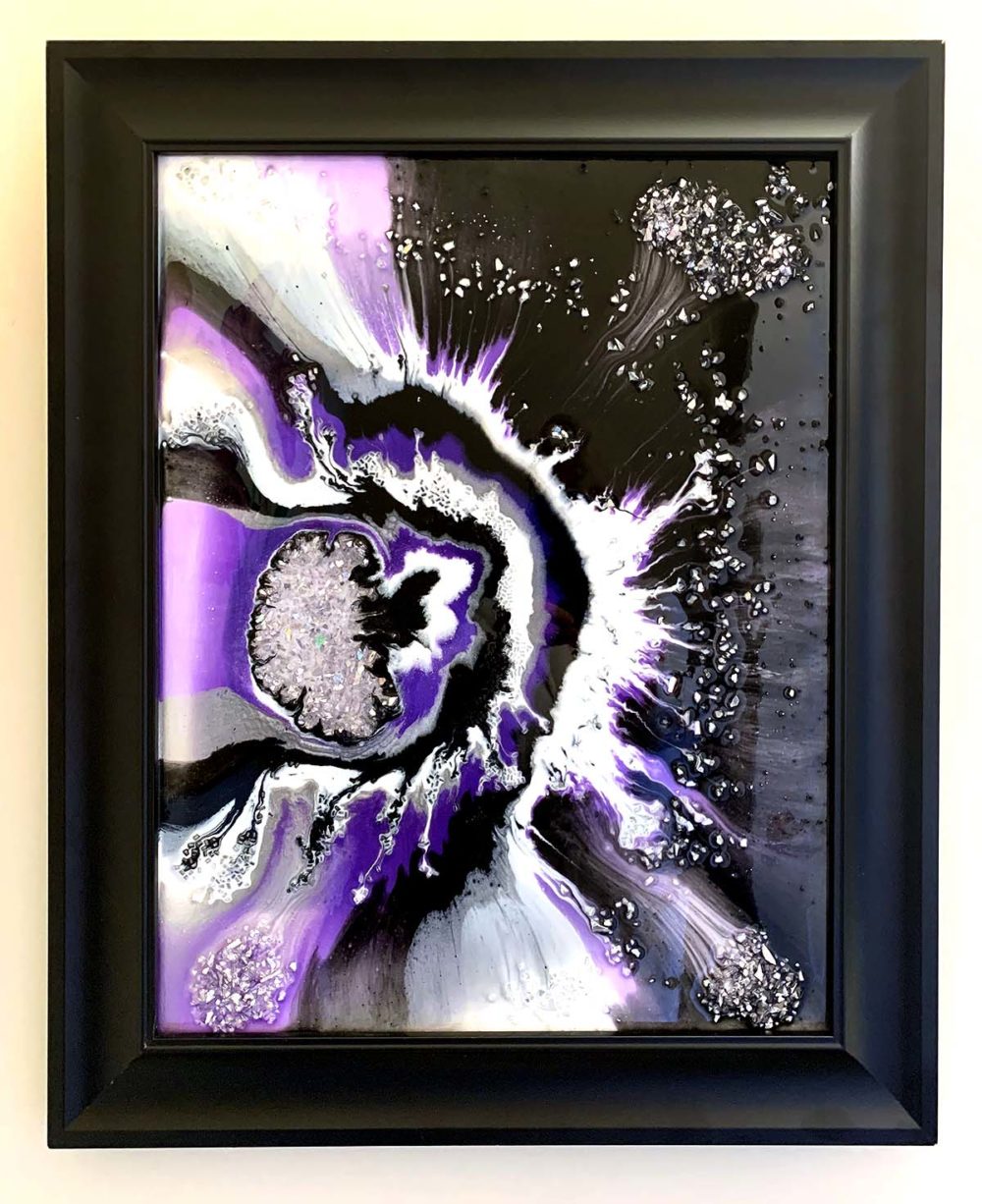 Amethyst Geode Abstract