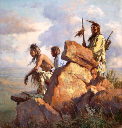 Among The Spirits Of The Long Ago People Howard Terpning