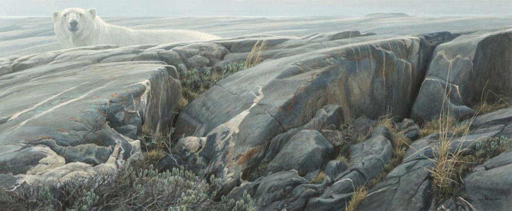 Arctic Landscape - Polar Bear - Robert Bateman