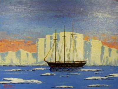 Arctic Schooner Bern Will Brown