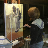 Artist Elsa Bluethner