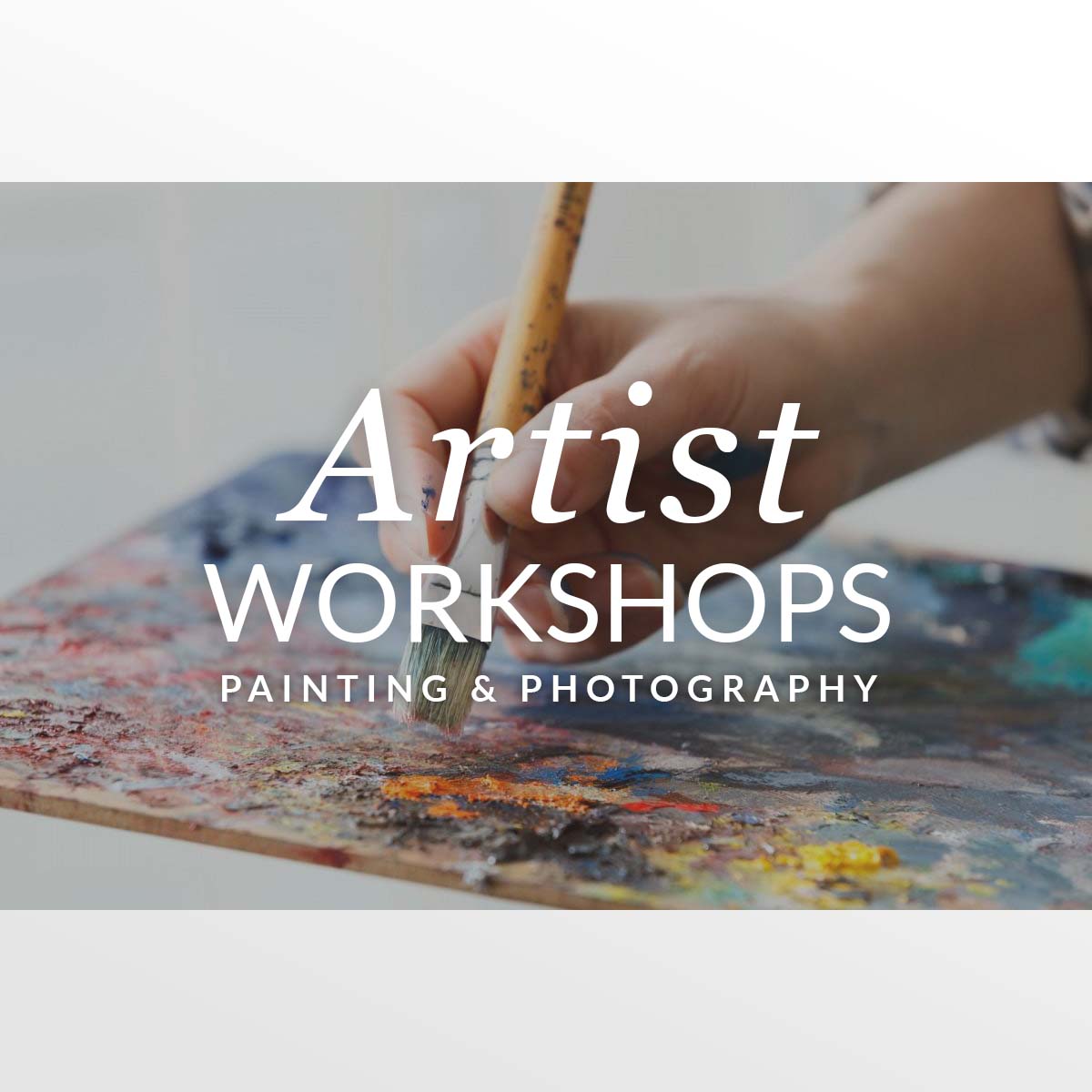 Artist Painting, Sculpture, and Photography Classes