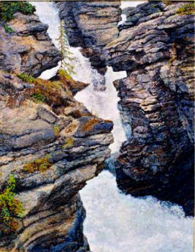 Athabasca Falls Karoll Dalyce Brinton