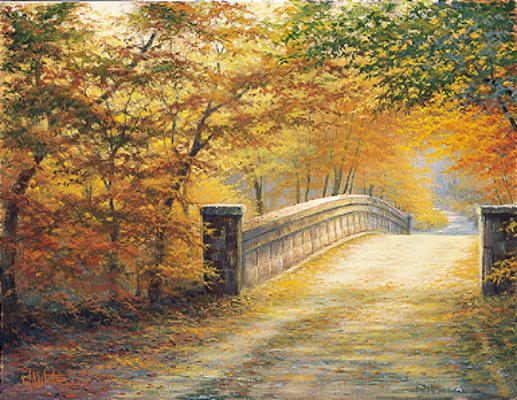 Autumn Bridge Charles White