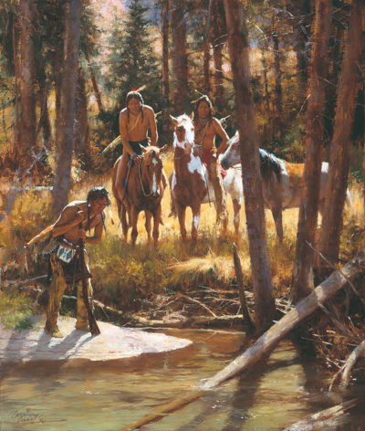 Bear Tracks Howard Terpning