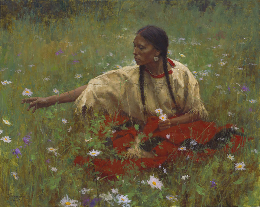 Beauty in the Field - Howard Terpning