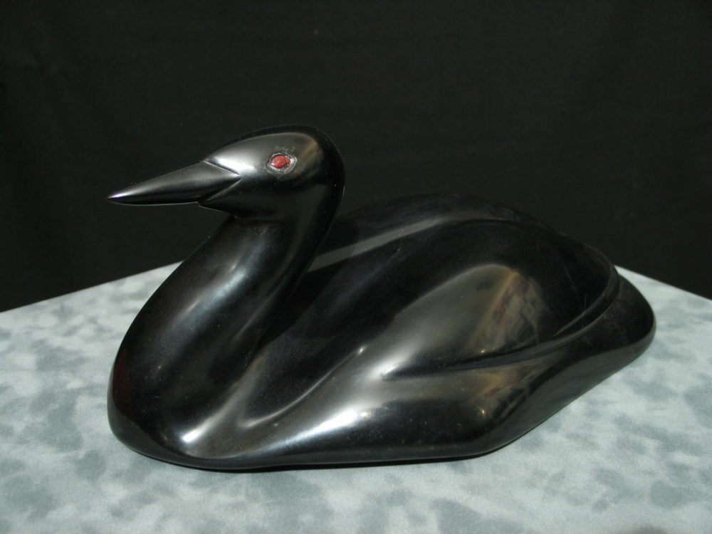 Black Floating Bird