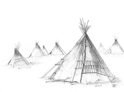 Blackfoot Tipi Village - Wes Olson