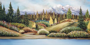 Blue River 24x48 Oil on Canvas