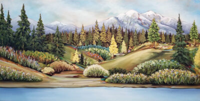 Blue River 24x48 Oil on Canvas