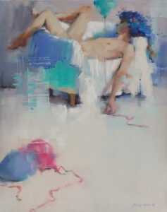 Bluethner-Inner Sanctum #2, Oil on Linen, 30x24