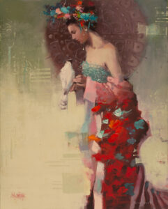 Bluethner-Inner Sanctum #3, Oil on Linen 30x24, SOLD