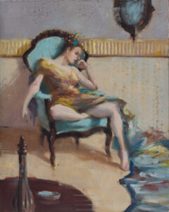 Bluethner - Inner Sanctum #4, Oil on Linen, 30x24