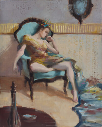 Bluethner - Inner Sanctum #4, Oil on Linen, 30x24