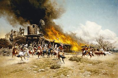 Burning the Way Station - Frank McCarthy