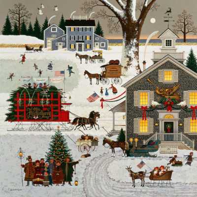 Cape Cod Christmas Charles Wysocki