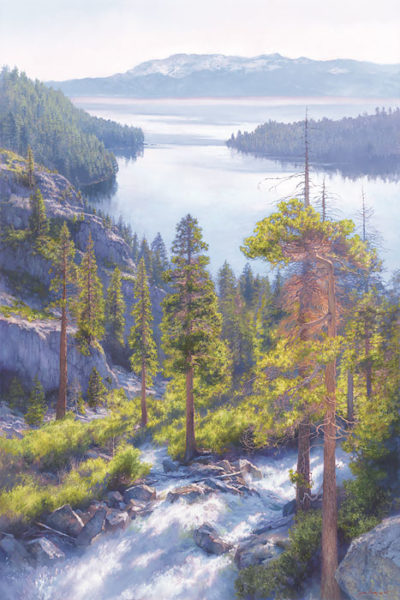 Cascade Of Light, Emerald Bay, Lake Tahoe June Carey