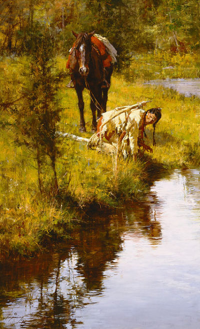 Caution Born Of Necessity Howard Terpning