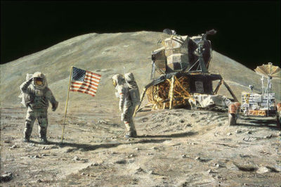 Ceremony On The Plain At Hadley Alan Bean