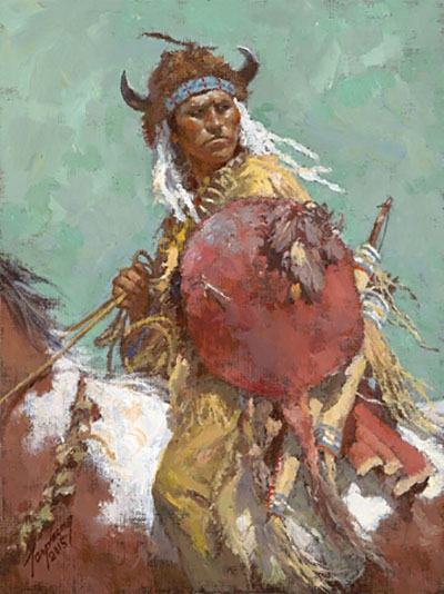 Cheyenne Red Shield - Howard Terpning