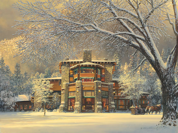 Christmas Eve At The Ahwahnee William S. Phillips