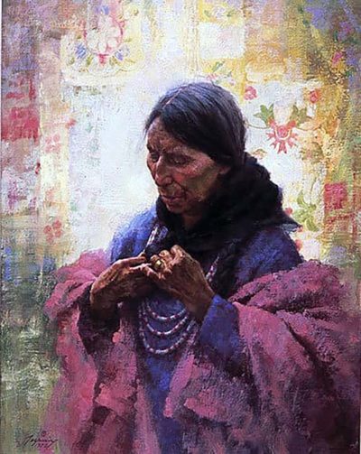 Cree Finery - Howard Terpning