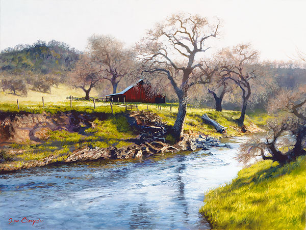 Early Spring At Stony Creek June Carey