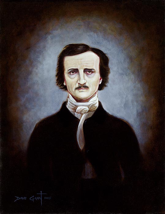 Edgar Allan Poe Portrait - David Grant