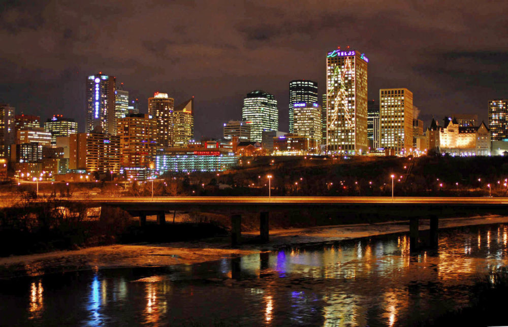 Edmonton Skyline at Night
