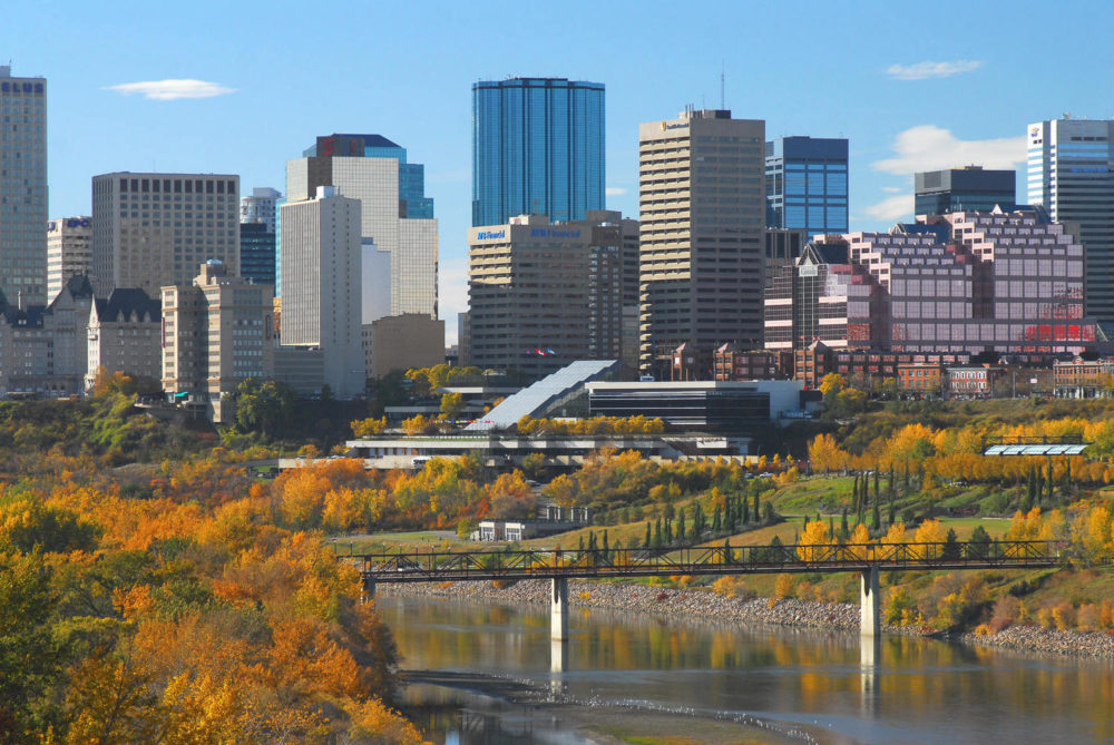 Edmonton Skyline in Autumn