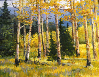 Fall On The Old Banff Road Jean Peters