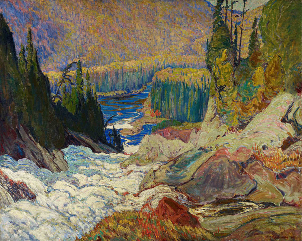Falls, Montreal River by J. E. H. MacDonald