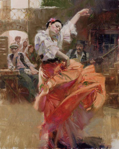 Flamenco In Red Pino