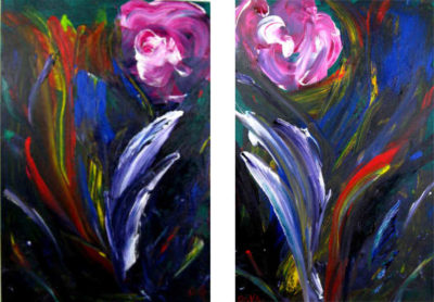 Floral Swirls (Diptych) BIKA