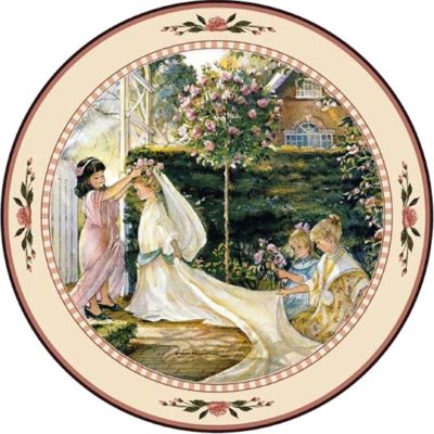 Garden Wedding - Collector Plate - Trisha Romance