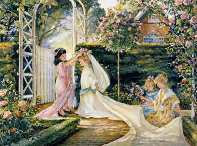 Garden Wedding Trisha Romance