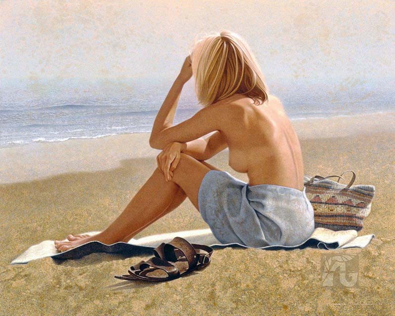 Girl on a Beach - Michael Thompson