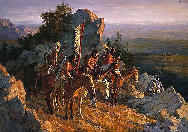 Gold Seekers to the Black Hills - Howard Terpning