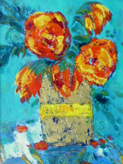 Gold Vase Marilyn Hurst