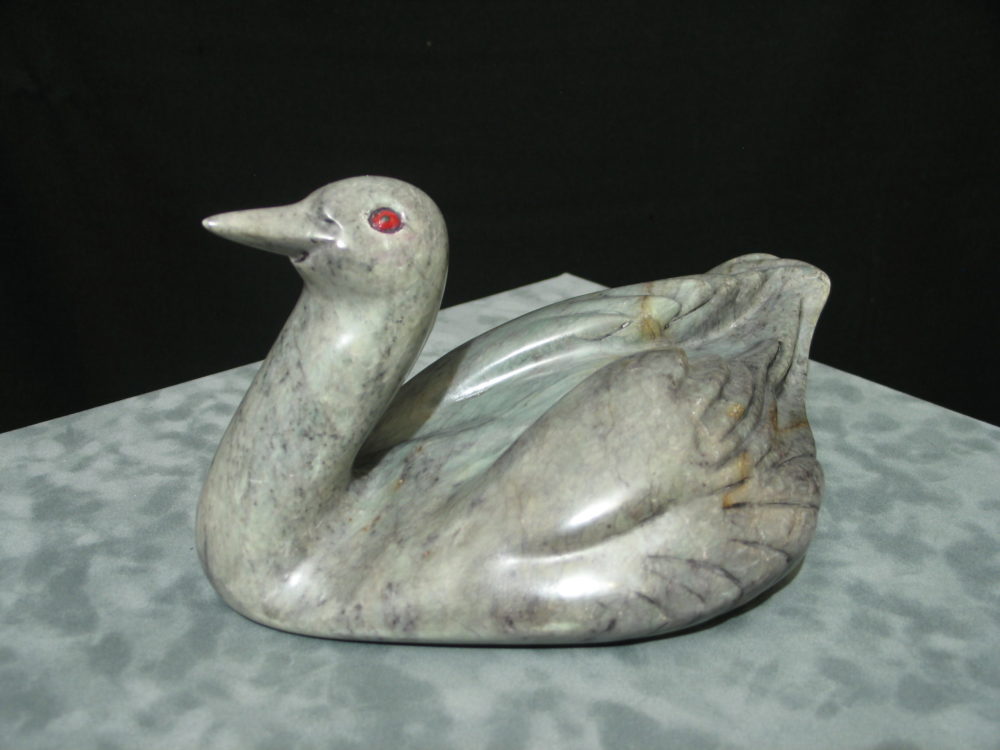 Grey Floating Bird