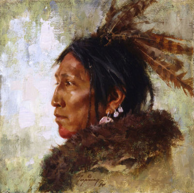 Hawk Feathers Howard Terpning